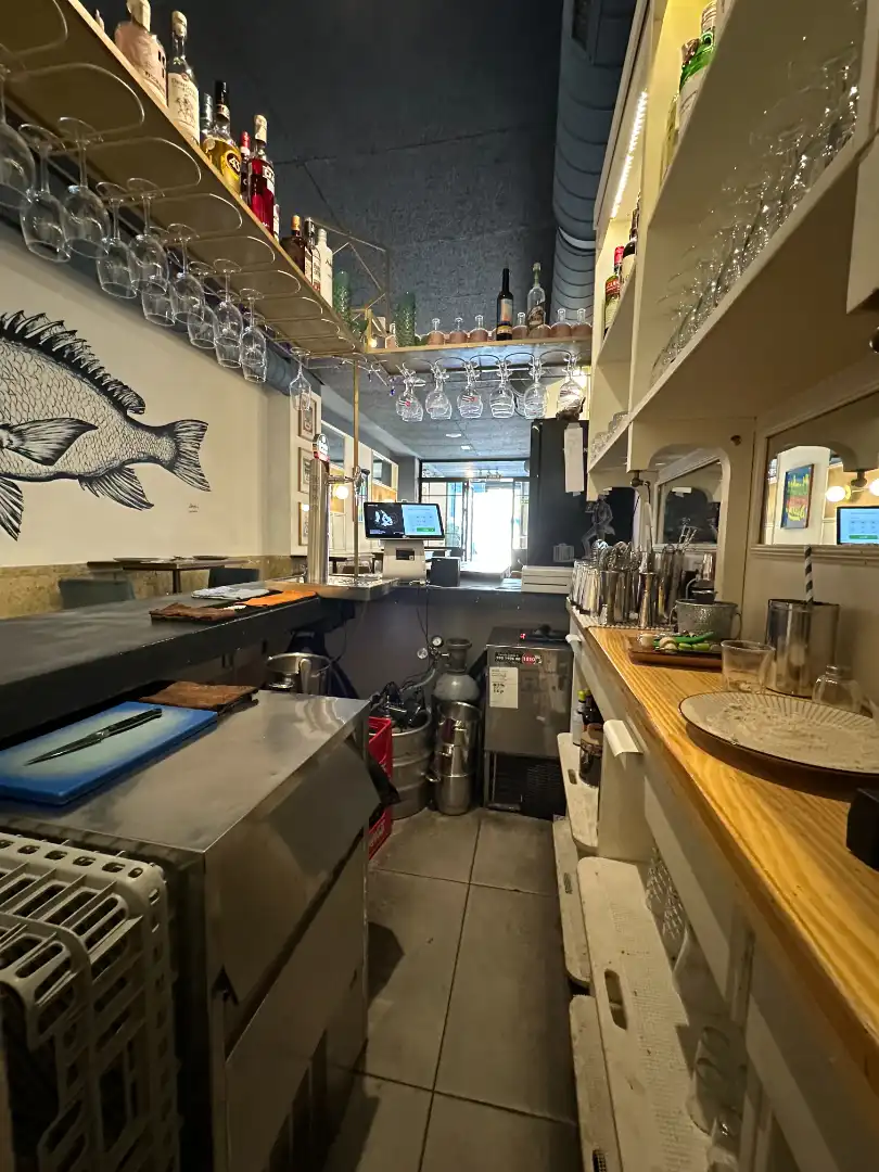 Cocina de Local en traspaso en Madrid con Aire acondicionado y Amueblado