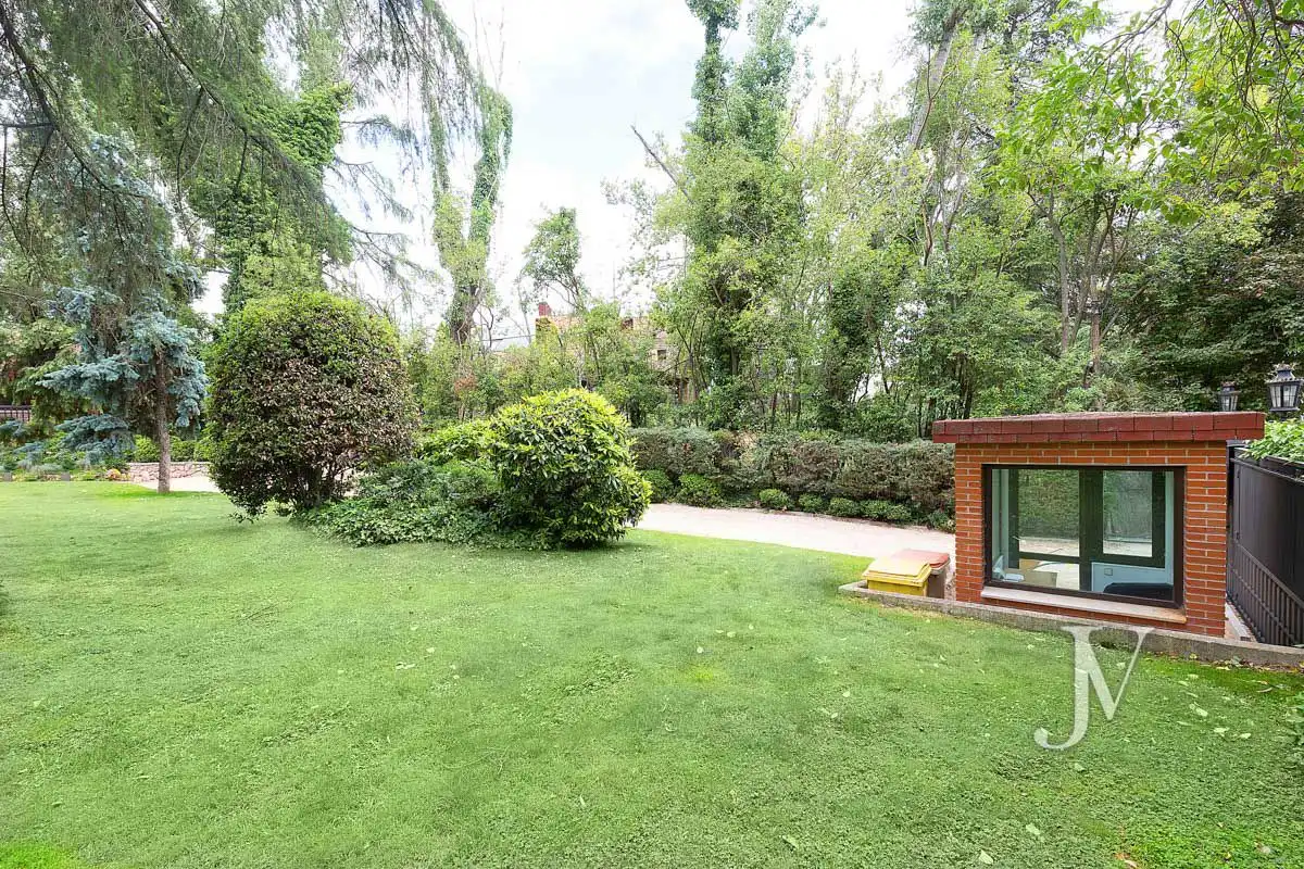 Garden of Houses for rent in Madrid  with Air Conditioner, Heating and Private garden