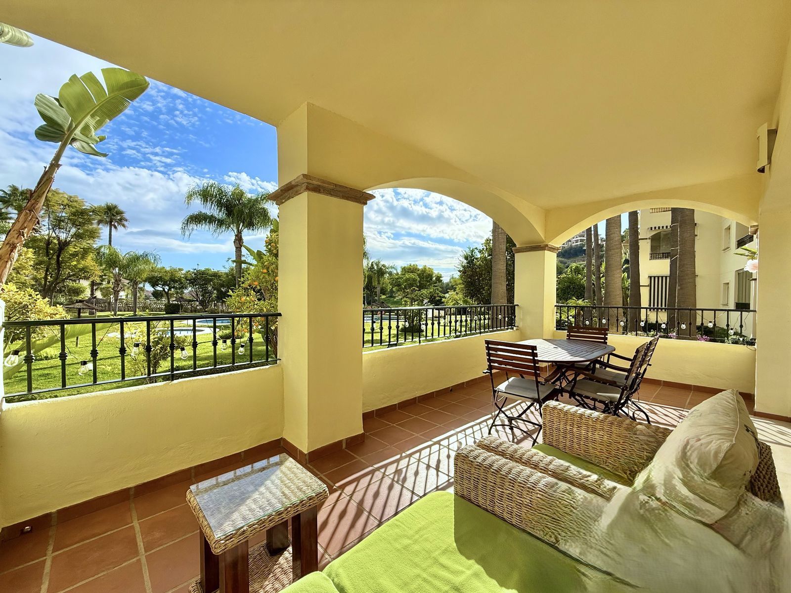 Terraza de Apartamento en venta en Mijas con Aire acondicionado, Terraza y Trastero