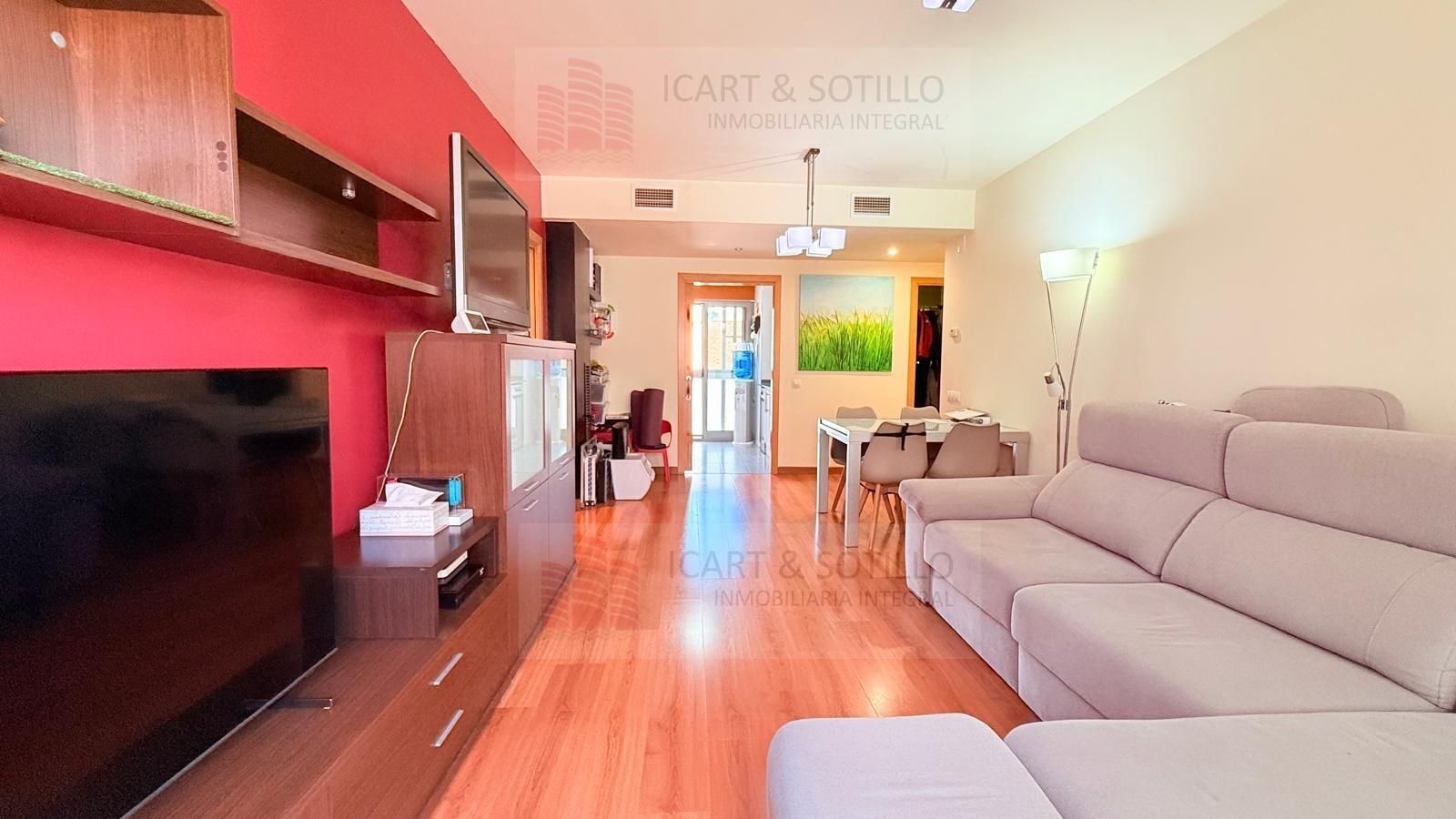 Living room of Flat for sale in Amposta  with Air Conditioner, Terrace and Storage room