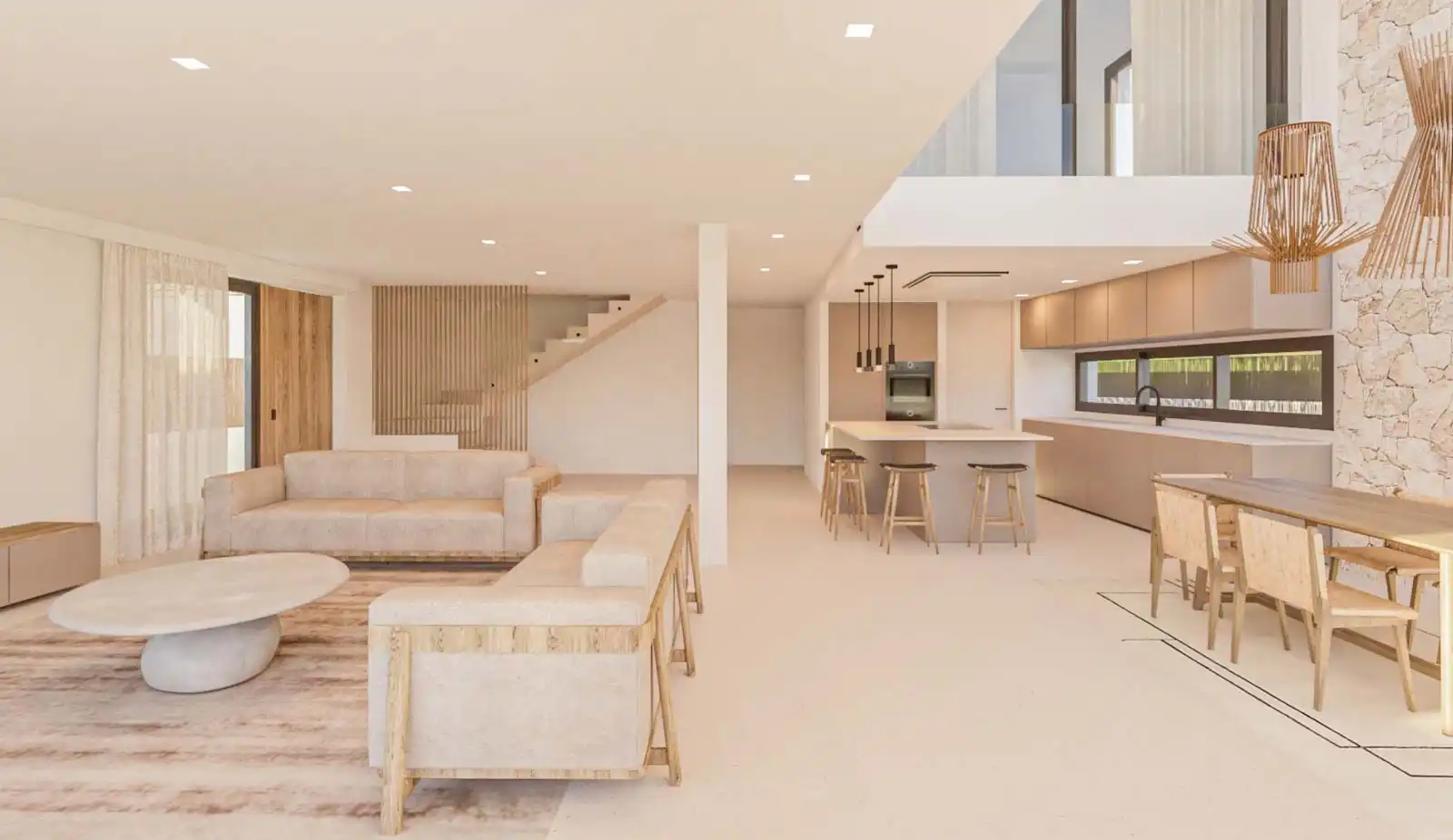 Sala d'estar de Finca rústica en venda en Felanitx amb Aire condicionat, Calefacció i Terrassa
