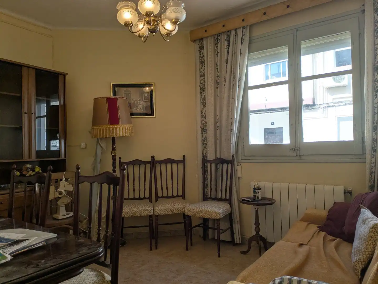 Living room of Flat for sale in Monzón  with Heating, Private garden and Storage room