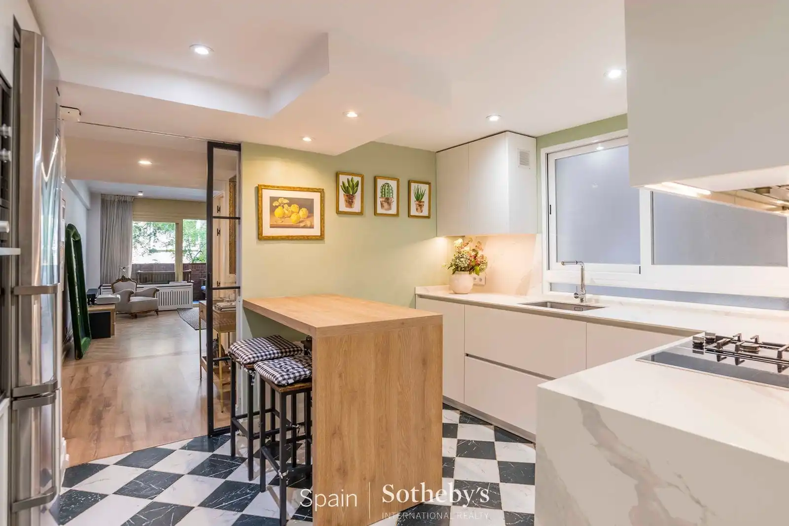 Kitchen of Apartments for rent in Madrid  with Air Conditioner, Heating and Terrace