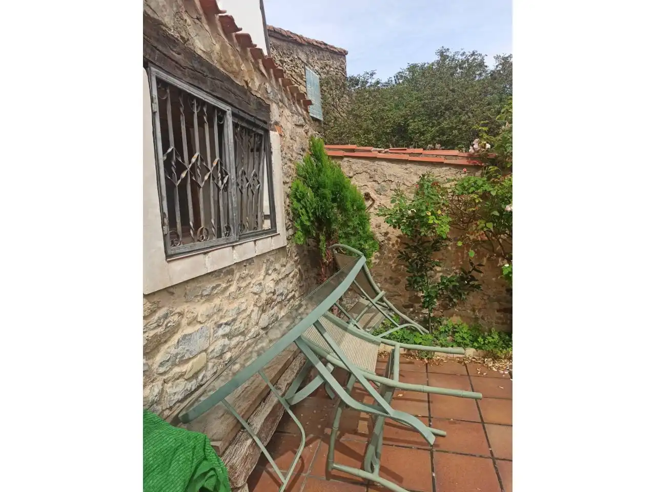 Terrassa de Casa o xalet en venda en Terroba amb Calefacció, Jardí privat i Moblat