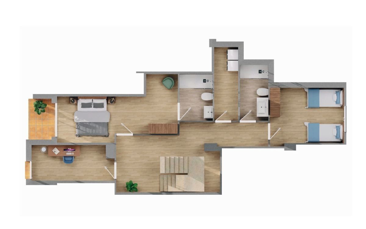 Duplex for sale in Girona Capital  with Air Conditioner and Terrace