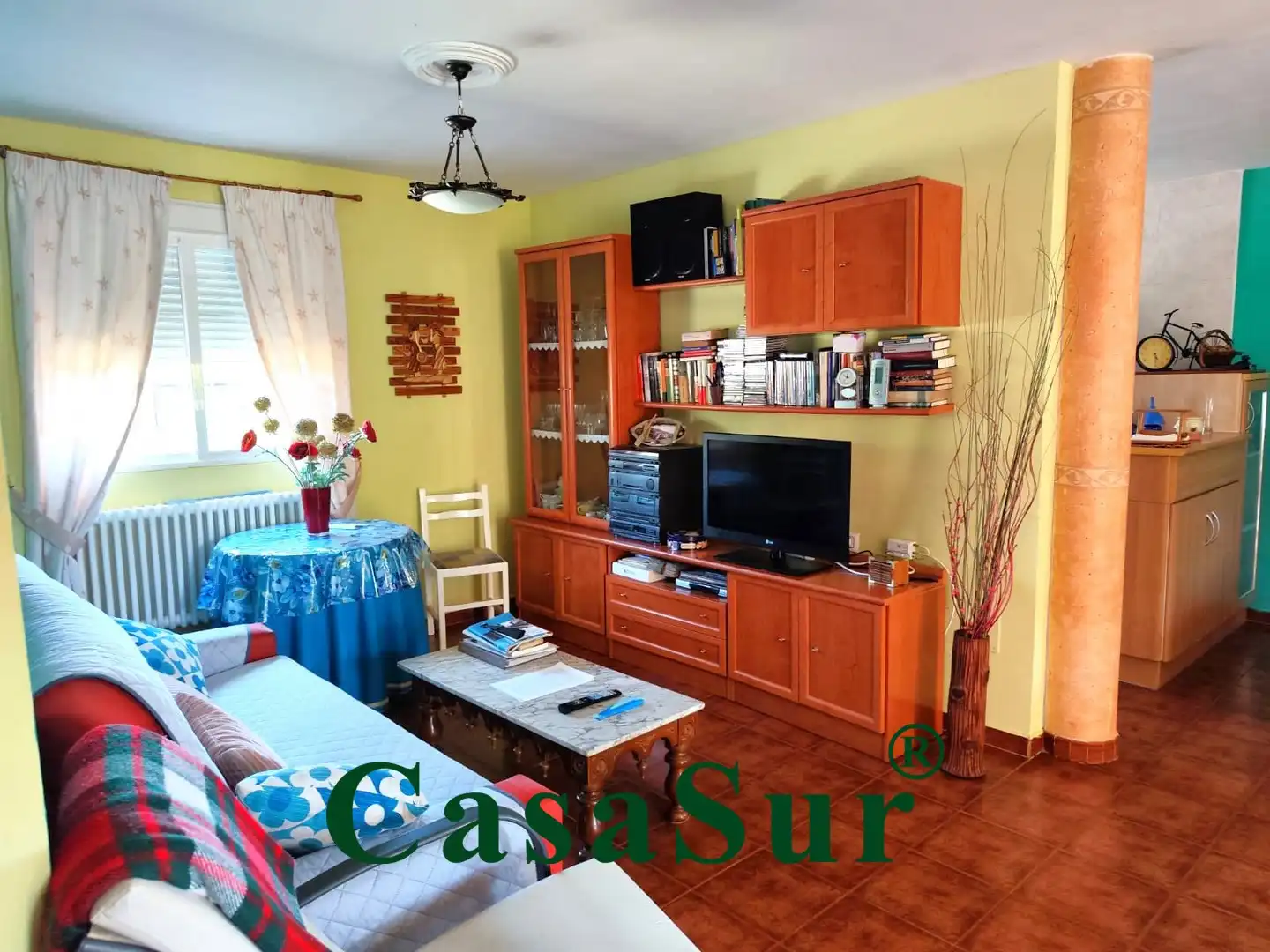 Sala d'estar de Casa o xalet en venda en Cubillas de Santa Marta amb Calefacció, Jardí privat i Terrassa
