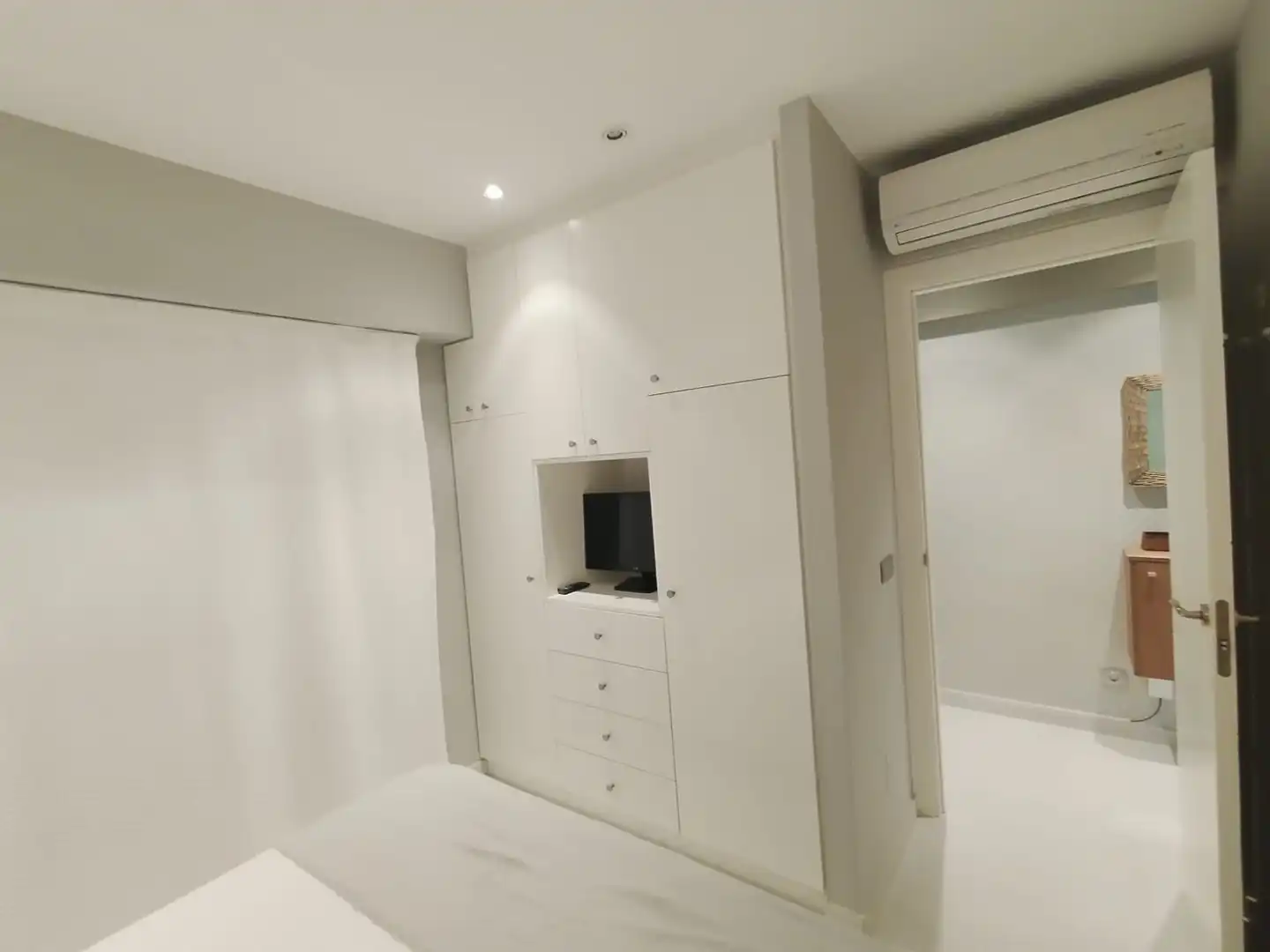 Schlafzimmer von Wohnung zum Verkauf in Palamós mit Klimaanlage, Heizung und Terrasse