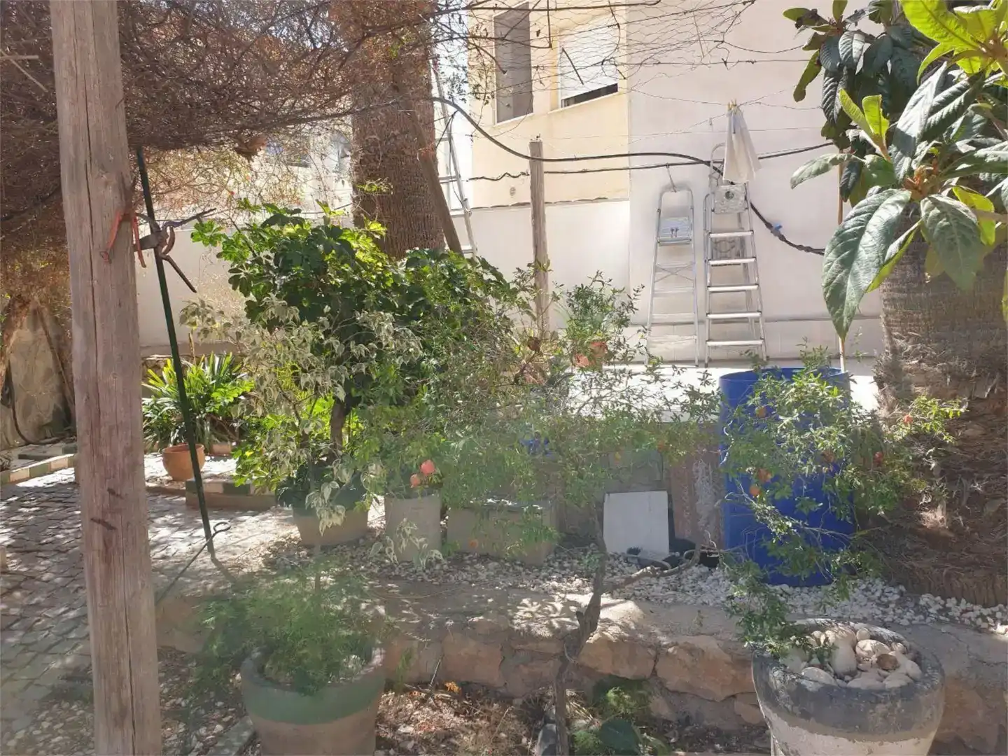 Garden of Flat for sale in El Ejido  with Air Conditioner, Private garden and Storage room