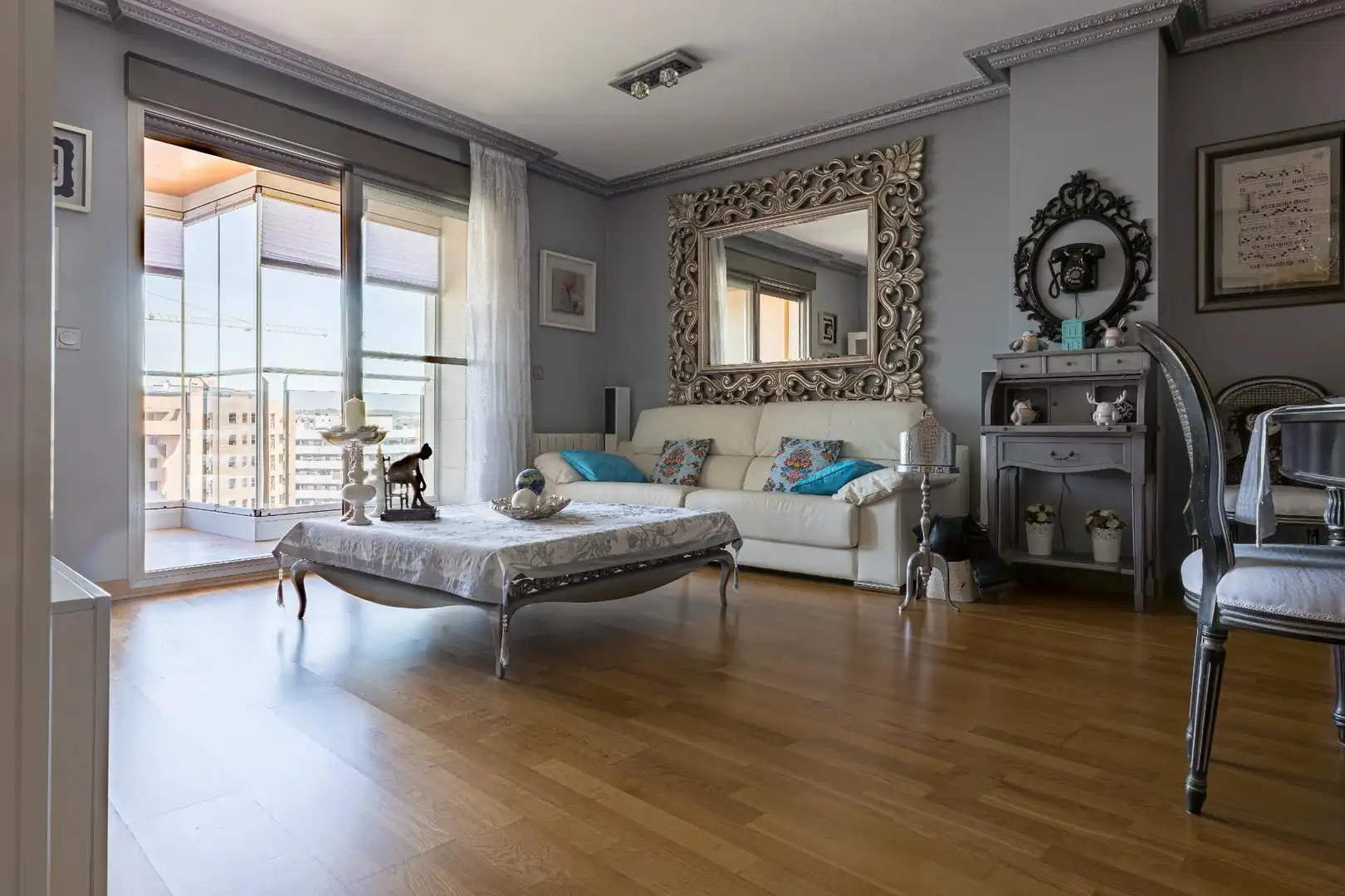 Sala de estar de Piso en venta en Murcia con Aire acondicionado, Calefacción y Trastero