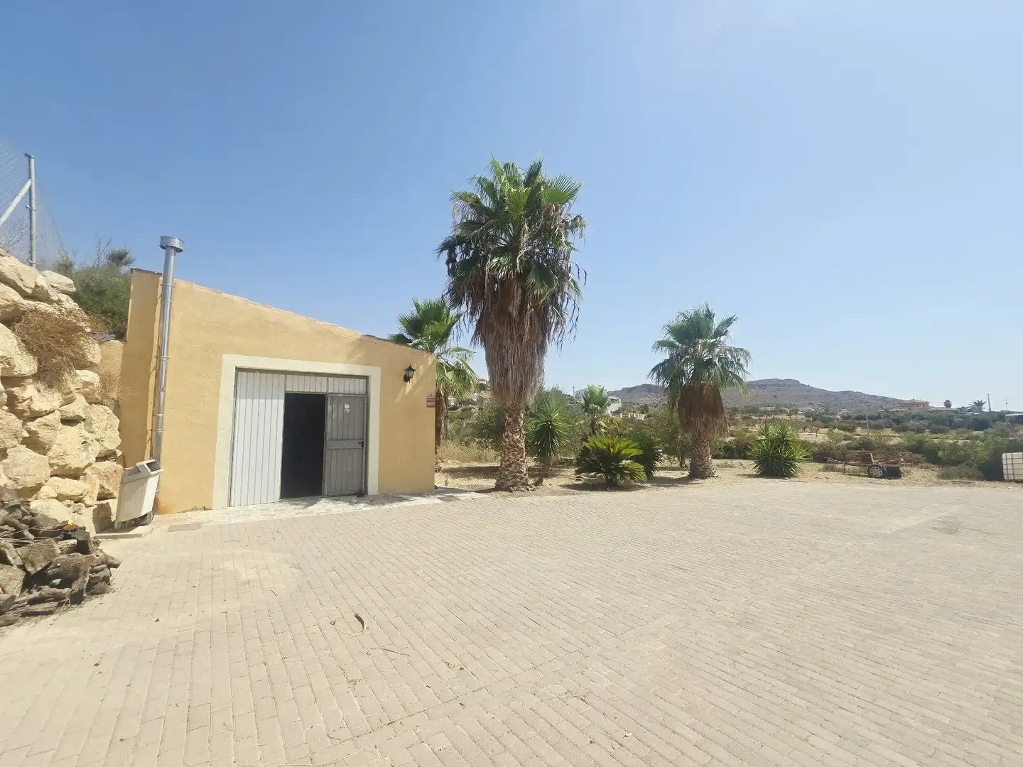Außenansicht von Haus oder Chalet zum Verkauf in Sorbas mit Klimaanlage, Privatgarten und Terrasse