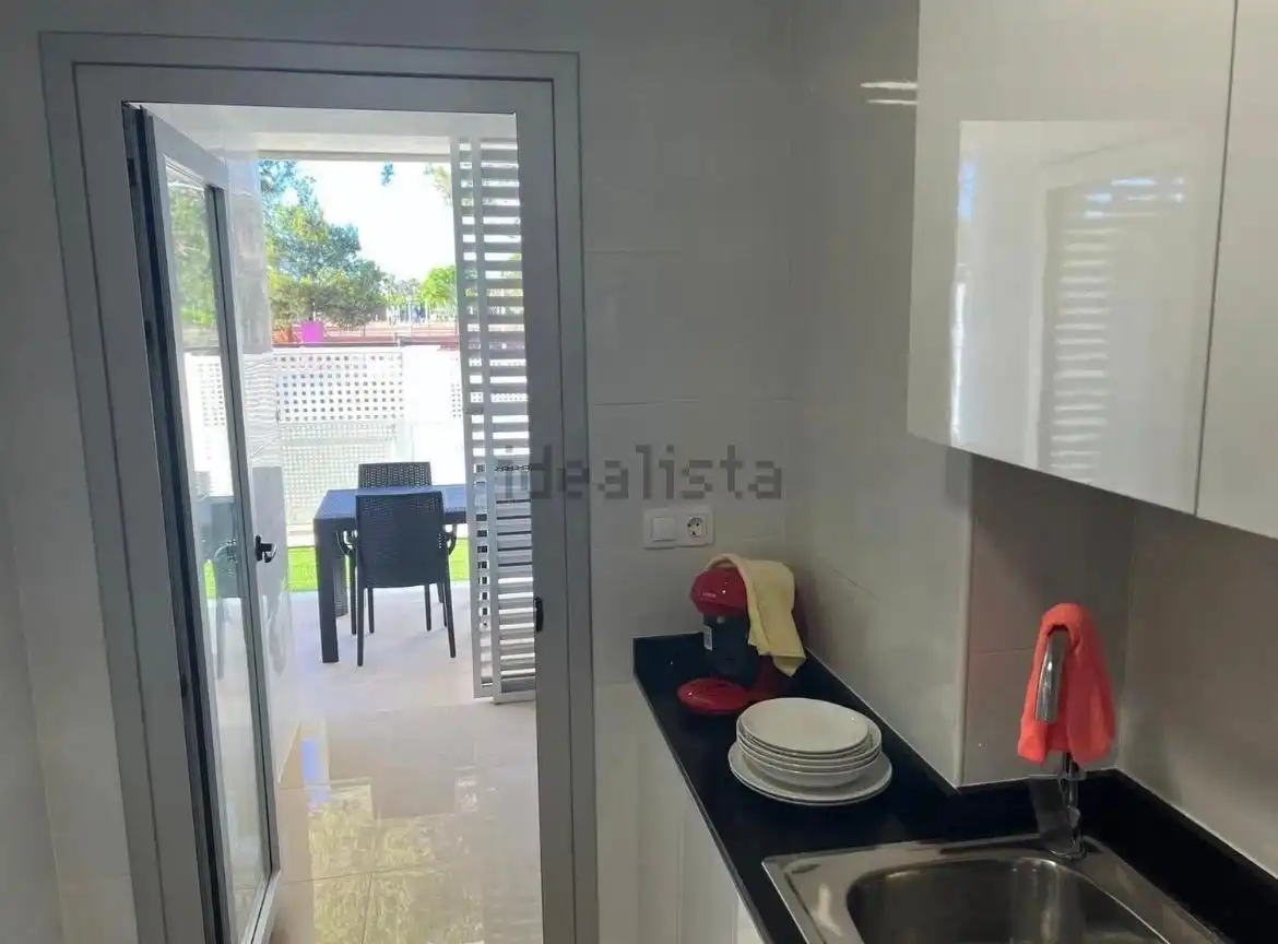 Cuina de Casa adosada en venda en Cabanes amb Aire condicionat, Calefacció i Jardí privat