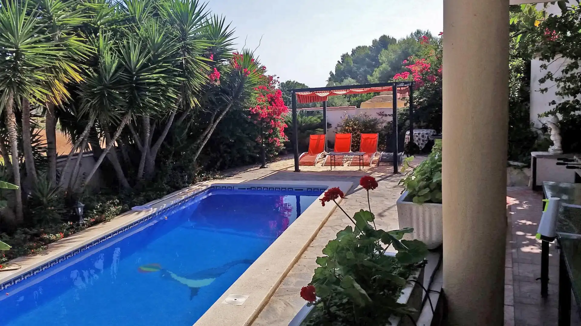 Piscina de Casa o chalet de alquiler en Peñíscola / Peníscola con Aire acondicionado, Calefacción y Jardín privado