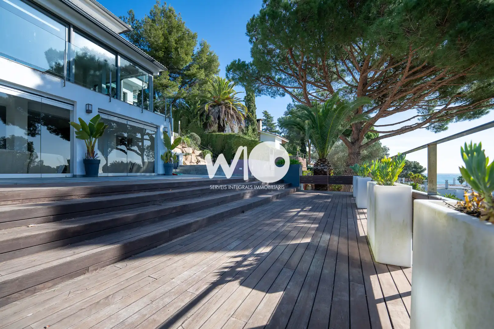 Terraza de Casa o chalet en venta en Blanes con Jardín privado, Terraza y Piscina