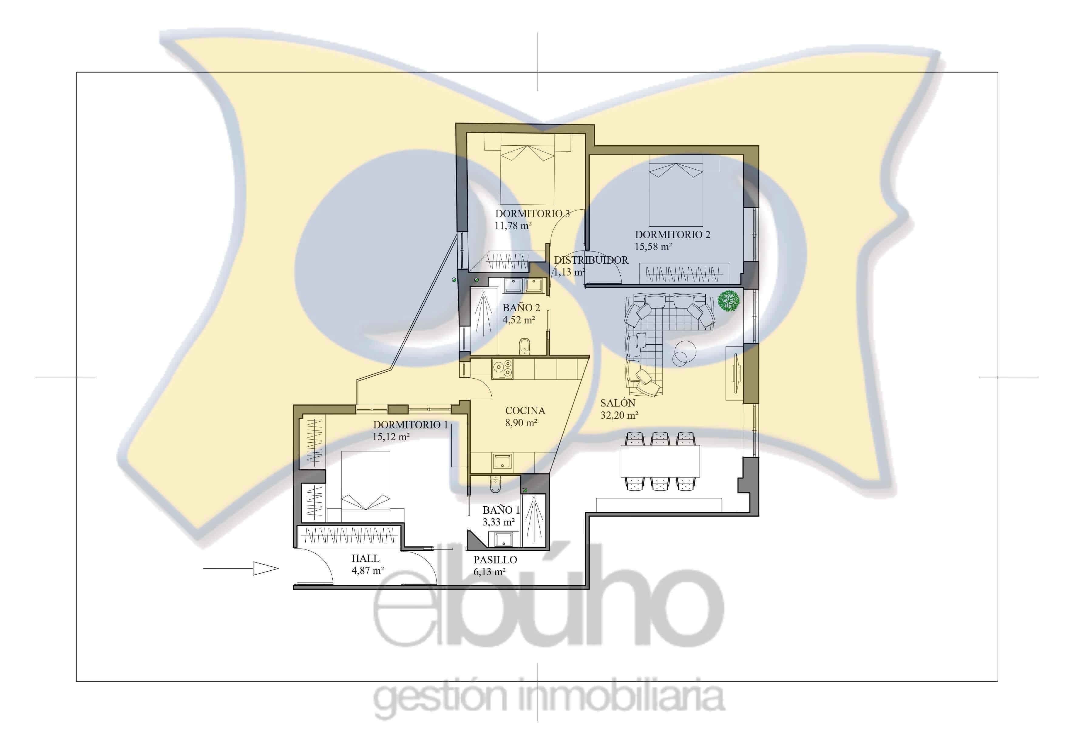 Flat for sale in Salamanca Capital  with Heating