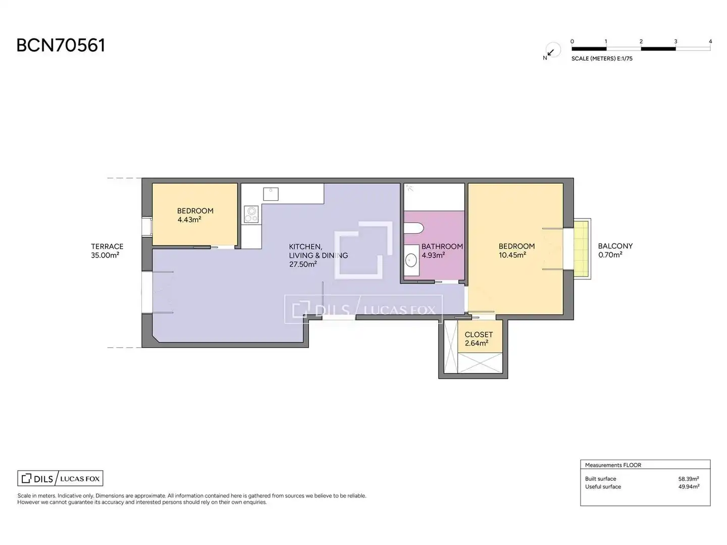 Piso en venta en Barcelona con Aire acondicionado, Calefacción y Terraza