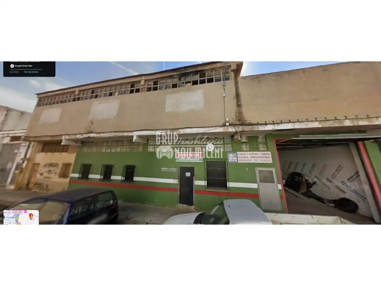 Exterior view of Industrial buildings for sale in Manises