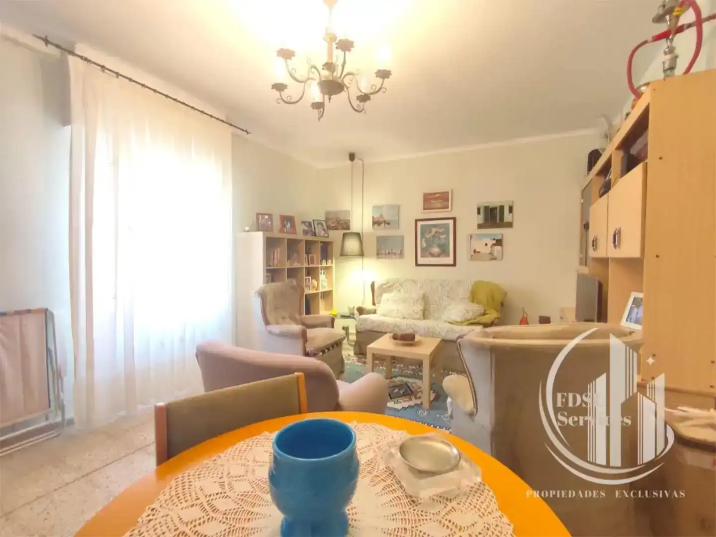 Sala d'estar de Casa adosada en venda en San Vicente de la Sonsierra