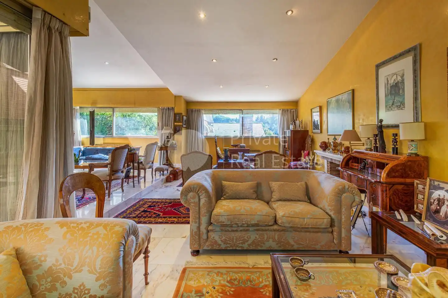 Living room of Houses for sale in Majadahonda  with Air Conditioner, Heating and Private garden