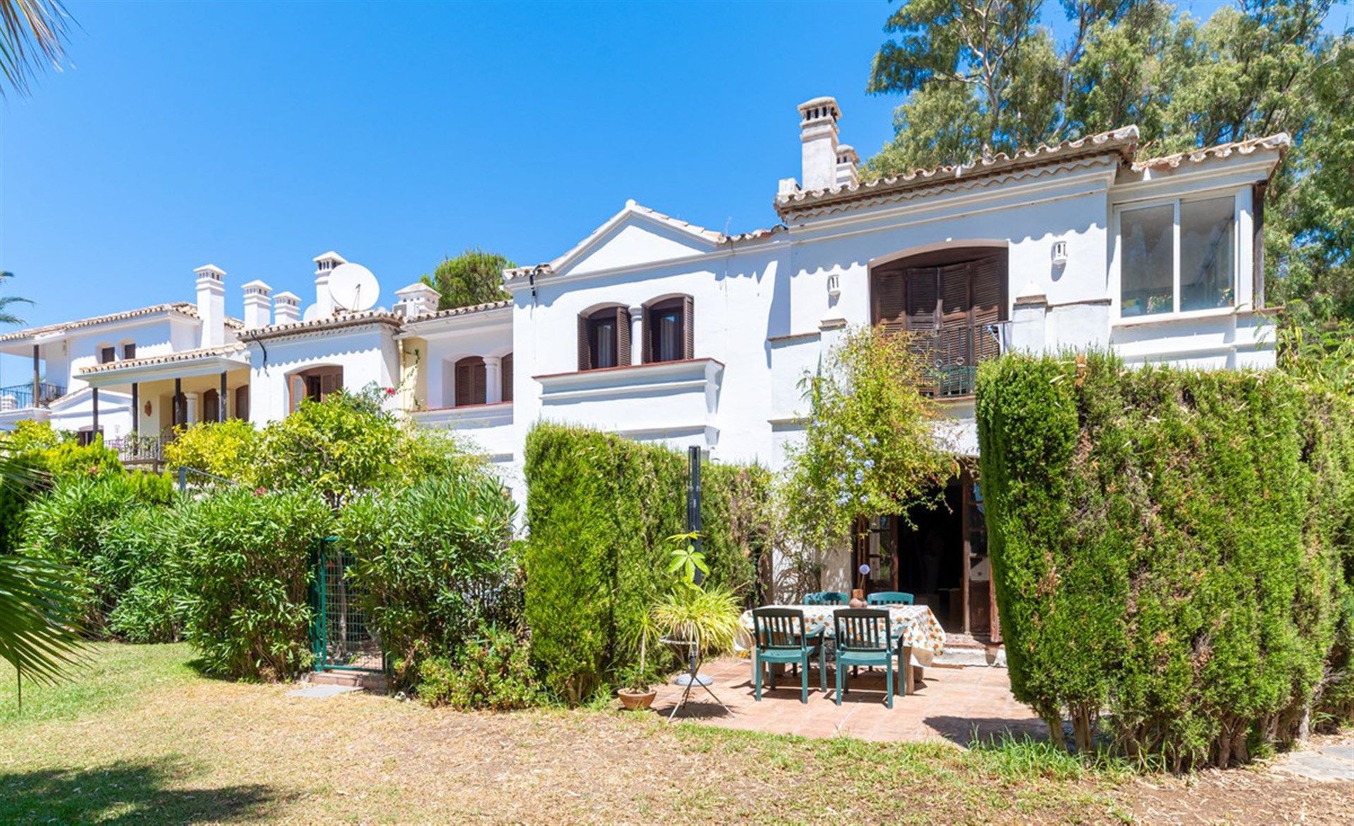 Jardín de Casa adosada en venta en Estepona