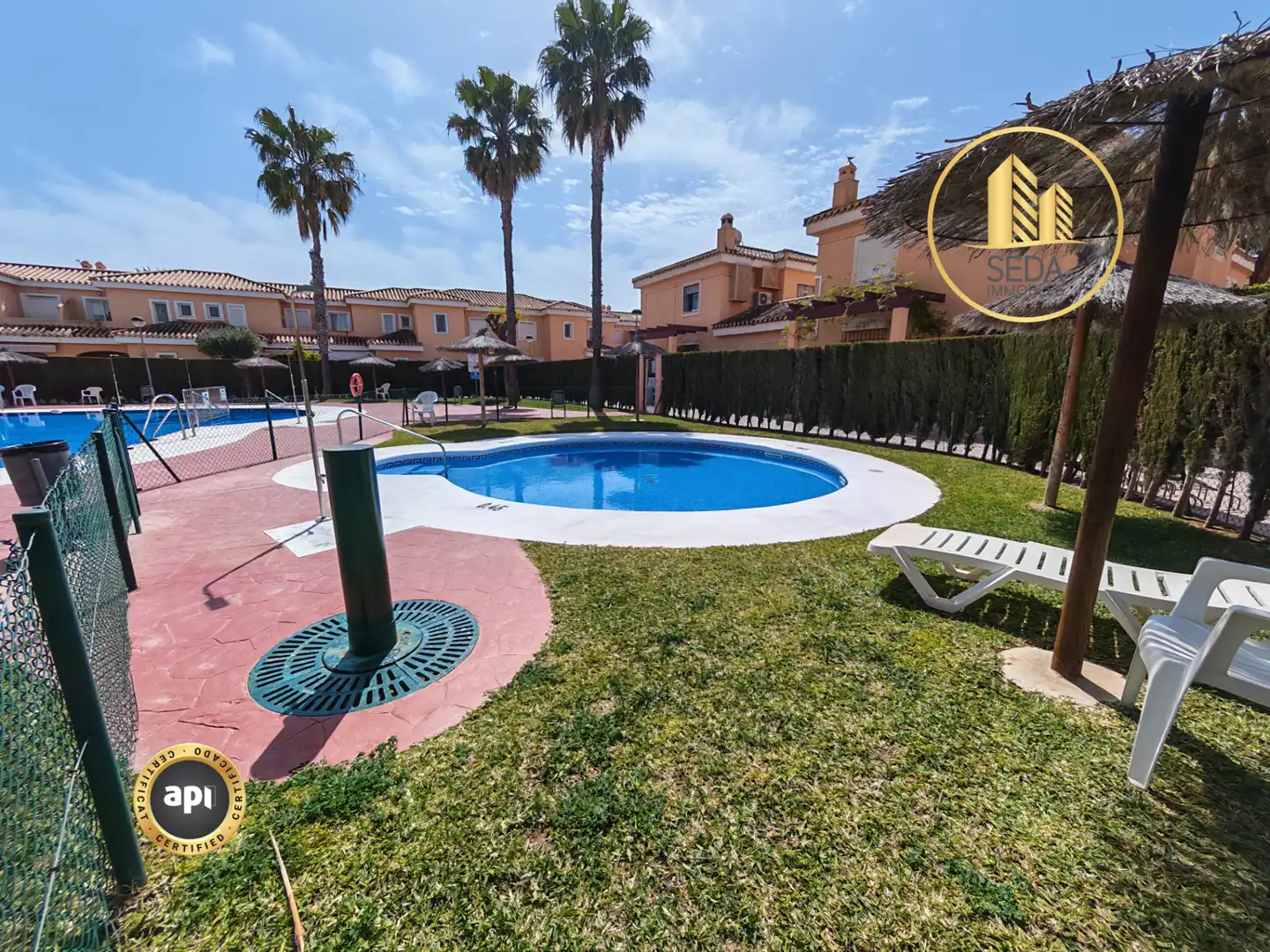 Swimming pool of Ground floor for sale in Vera  with Air Conditioner
