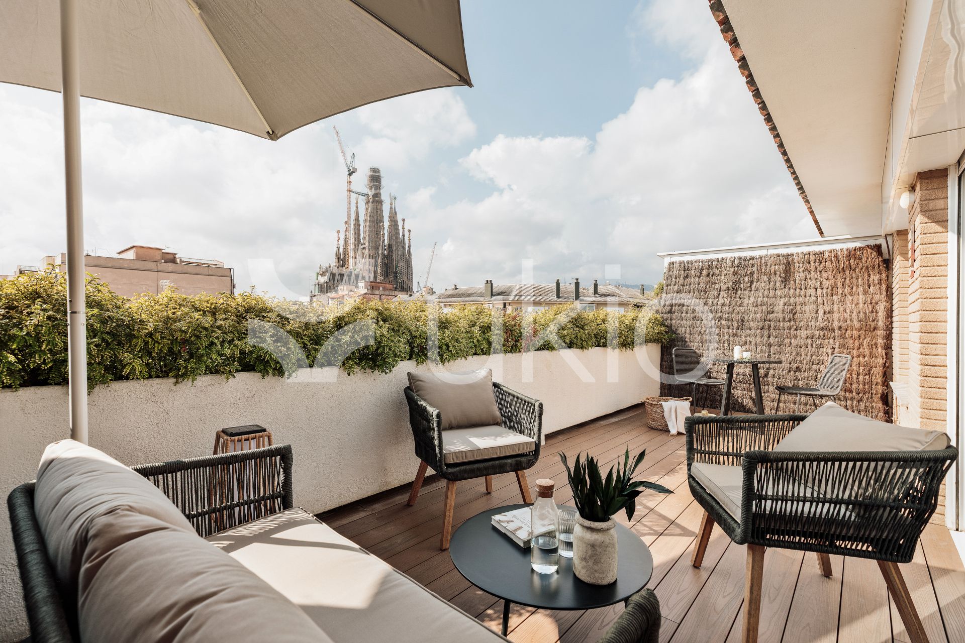 Terrassa de Apartament de lloguer en  Barcelona Capital amb Aire condicionat, Calefacció i Terrassa