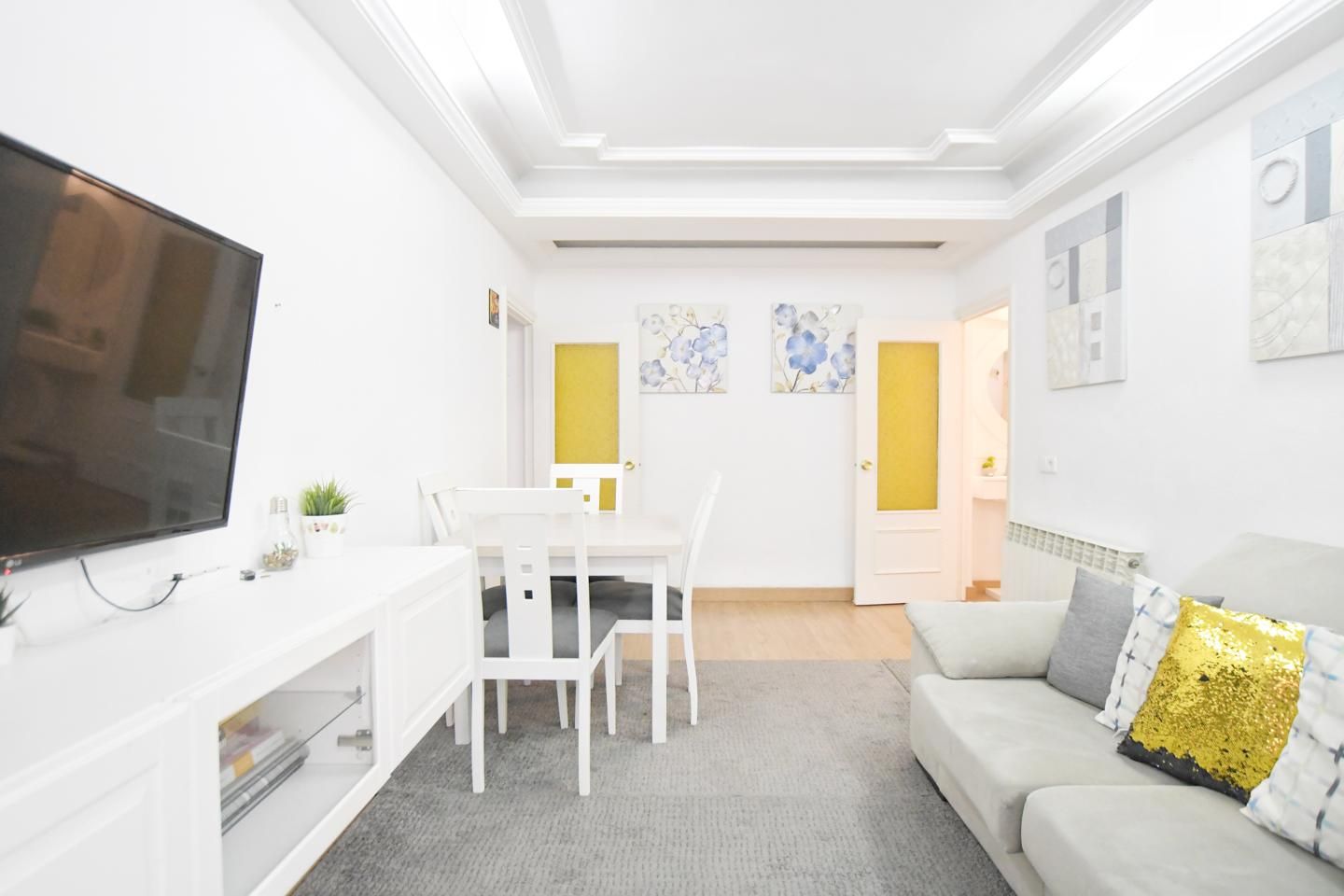 Sala de estar de Piso en venta en  Madrid Capital con Aire acondicionado, Calefacción y Terraza