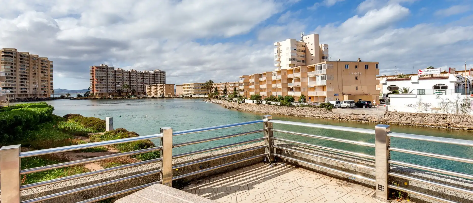 Exterior view of Duplexes for sale in La Manga del Mar Menor  with Air Conditioner, Heating and Private garden