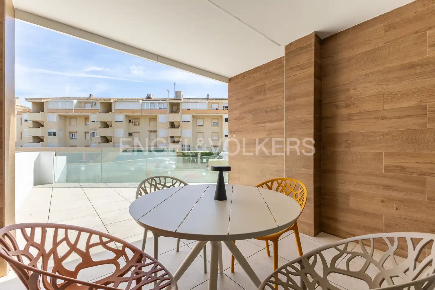Terrasse von Wohnung zur Miete in Dénia mit Klimaanlage, Heizung und Privatgarten