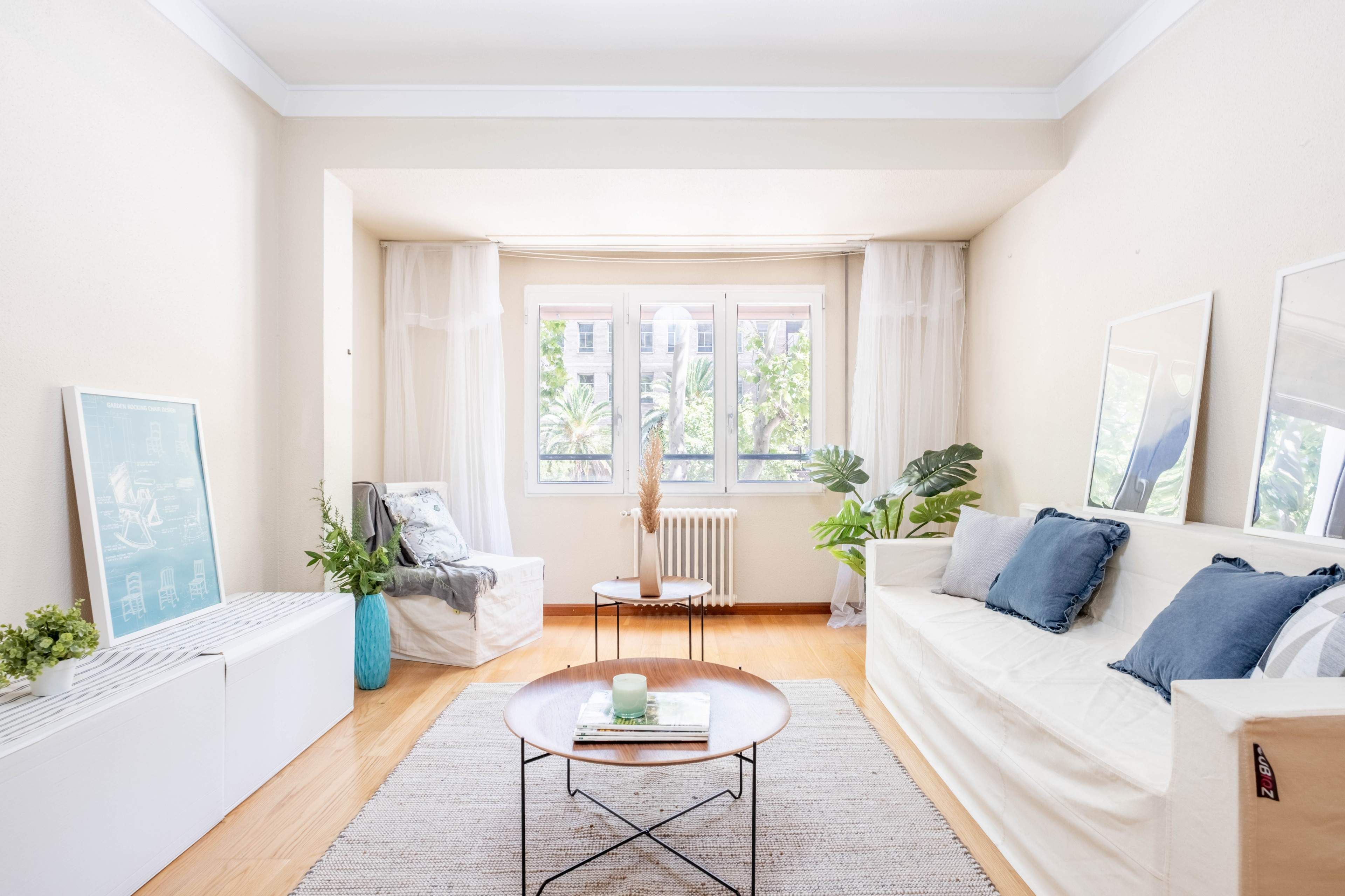 Living room of Flat for sale in  Zaragoza Capital  with Heating, Terrace and Storage room