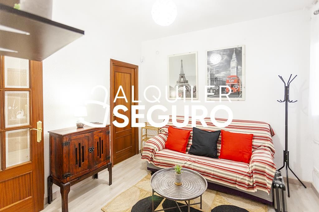 Living room of Flat to rent in  Madrid Capital  with Heating and Furnished