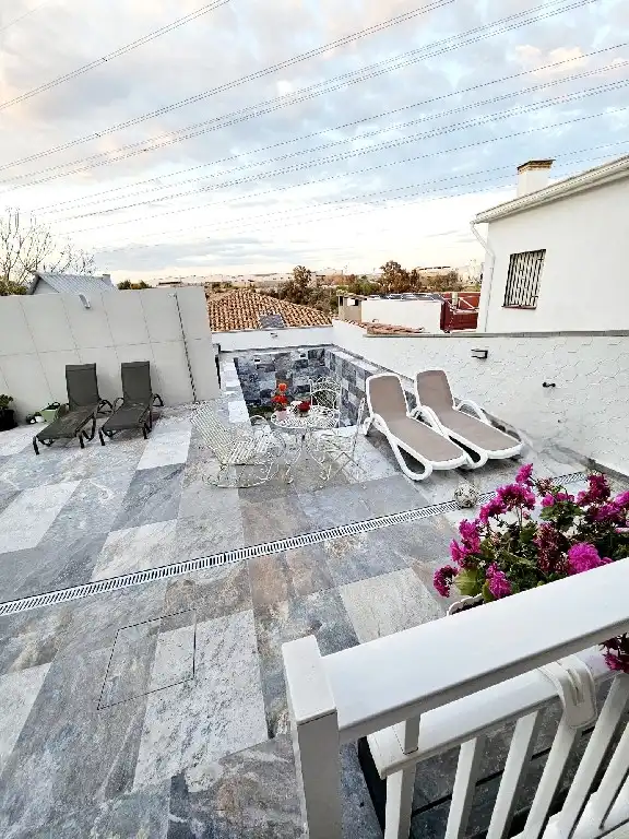 Terrassa de Casa o xalet en venda en Almazora / Almassora amb Calefacció, Parquet i Terrassa