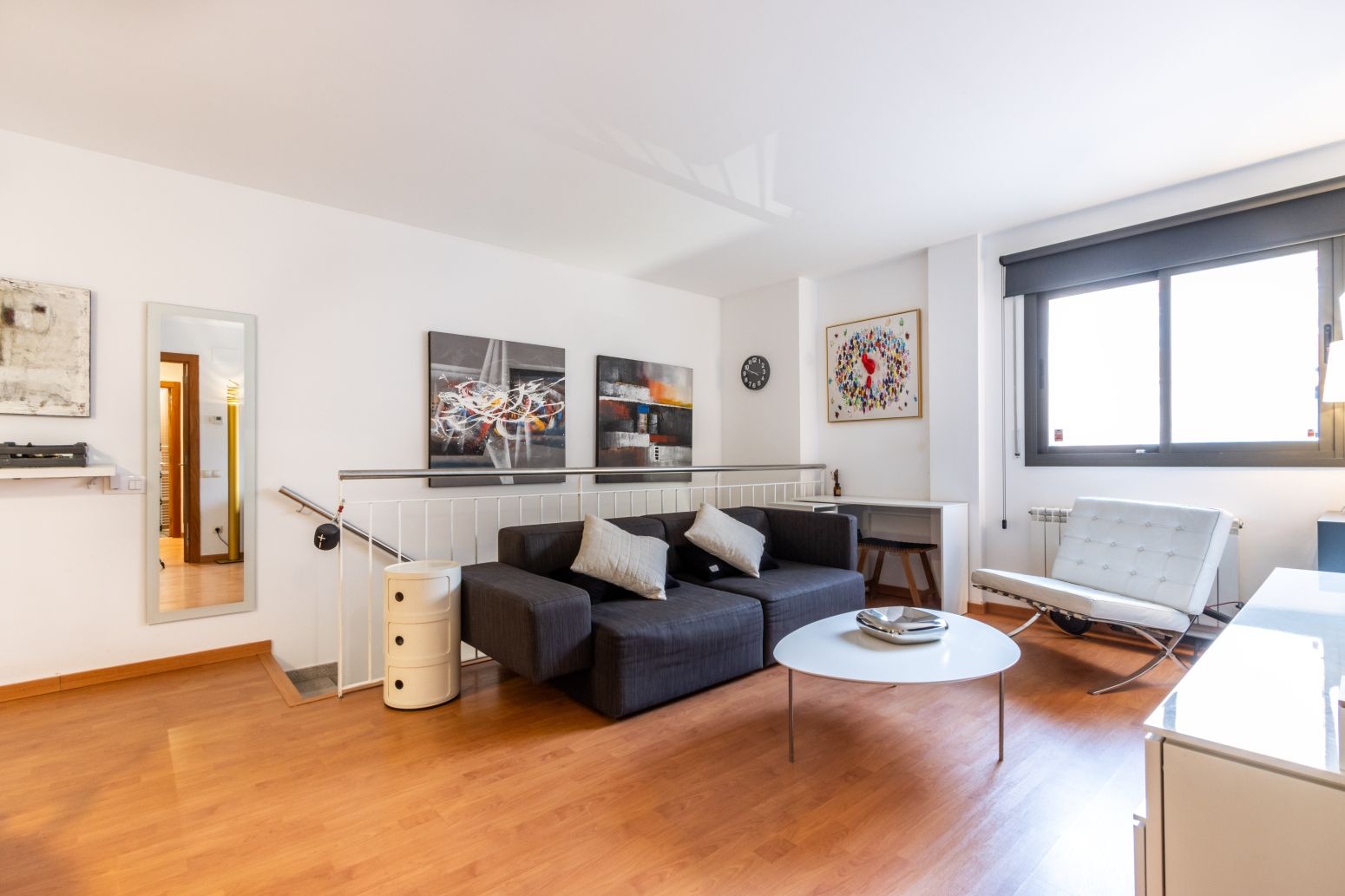 Sala d'estar de Pis en venda en Castellar del Vallès amb Calefacció, Parquet i Traster