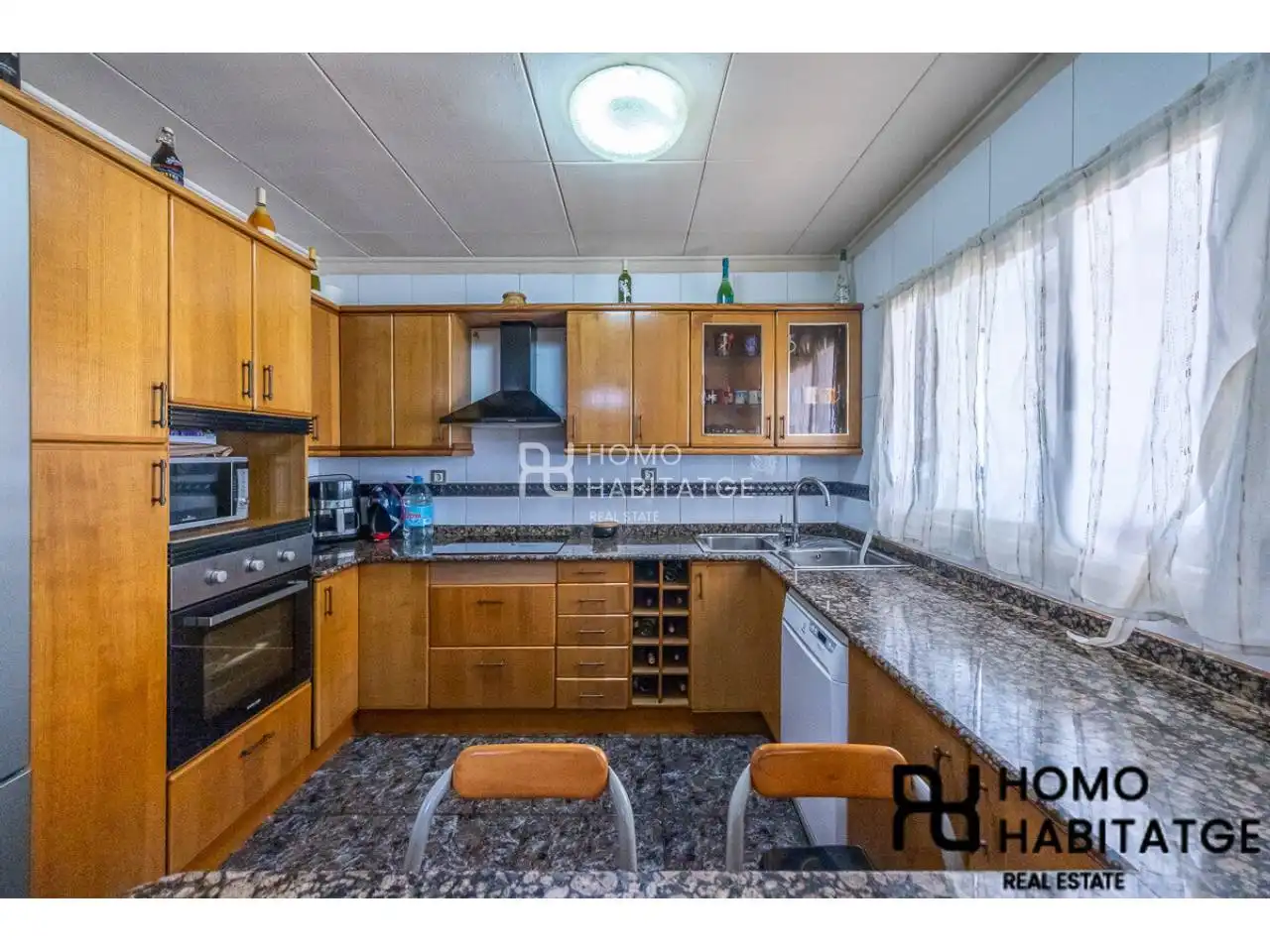 Kitchen of Flat for sale in Barberà del Vallès  with Heating, Parquet flooring and Terrace