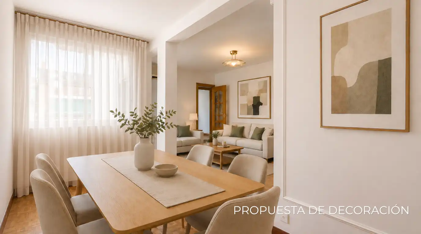 Menjador de Pis en venda en Madrid amb Aire condicionat, Calefacció i Parquet
