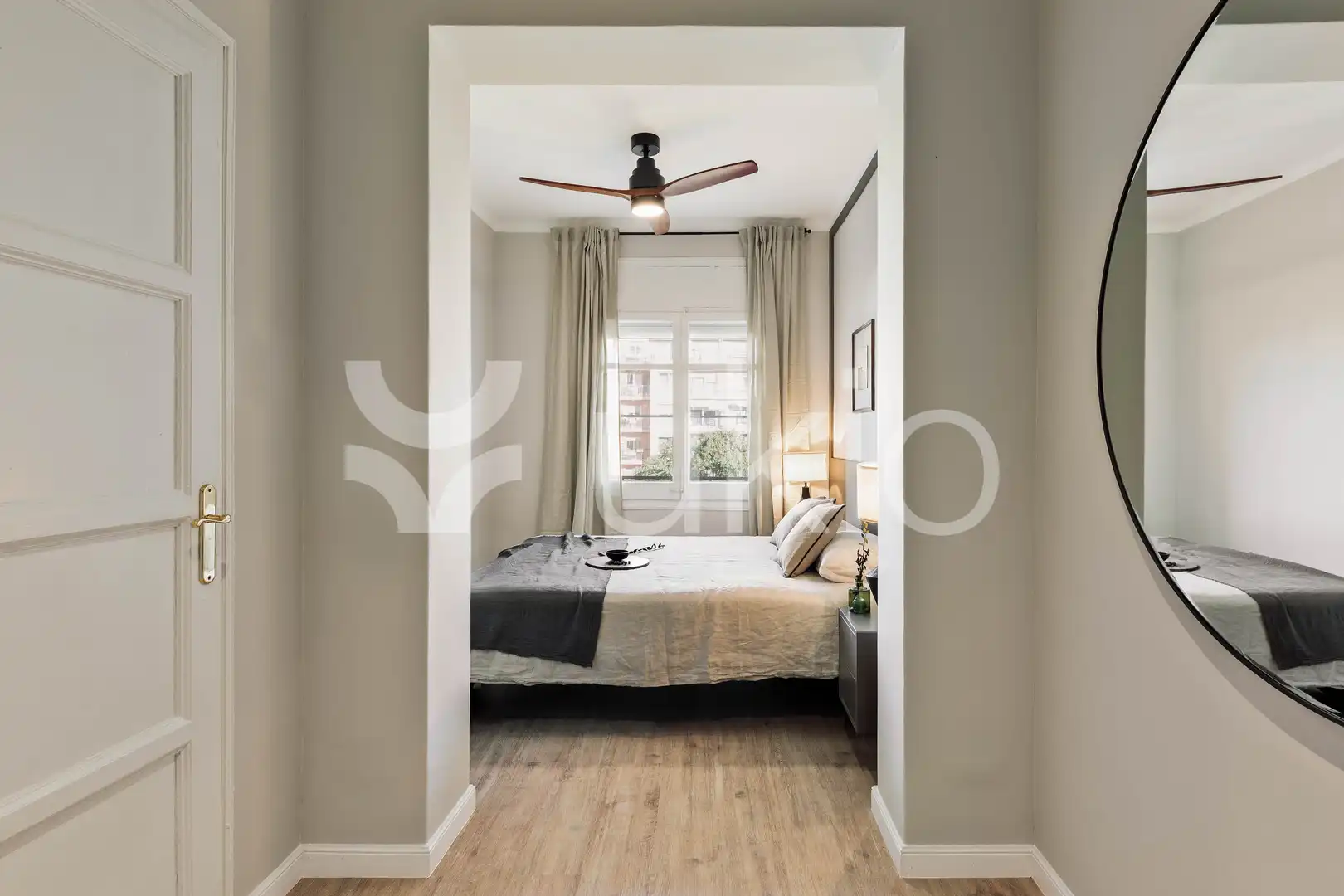Bedroom of Apartments for rent in Barcelona  with Air Conditioner, Heating and Furnished