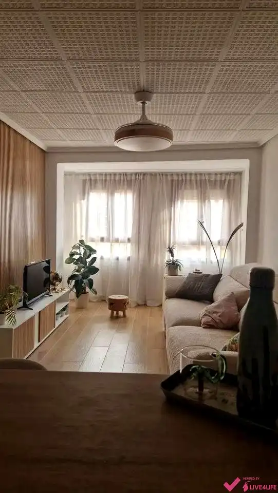 Sala d'estar de Pis de lloguer en Valencia amb Terrassa, Moblat i Es permeten mascotes