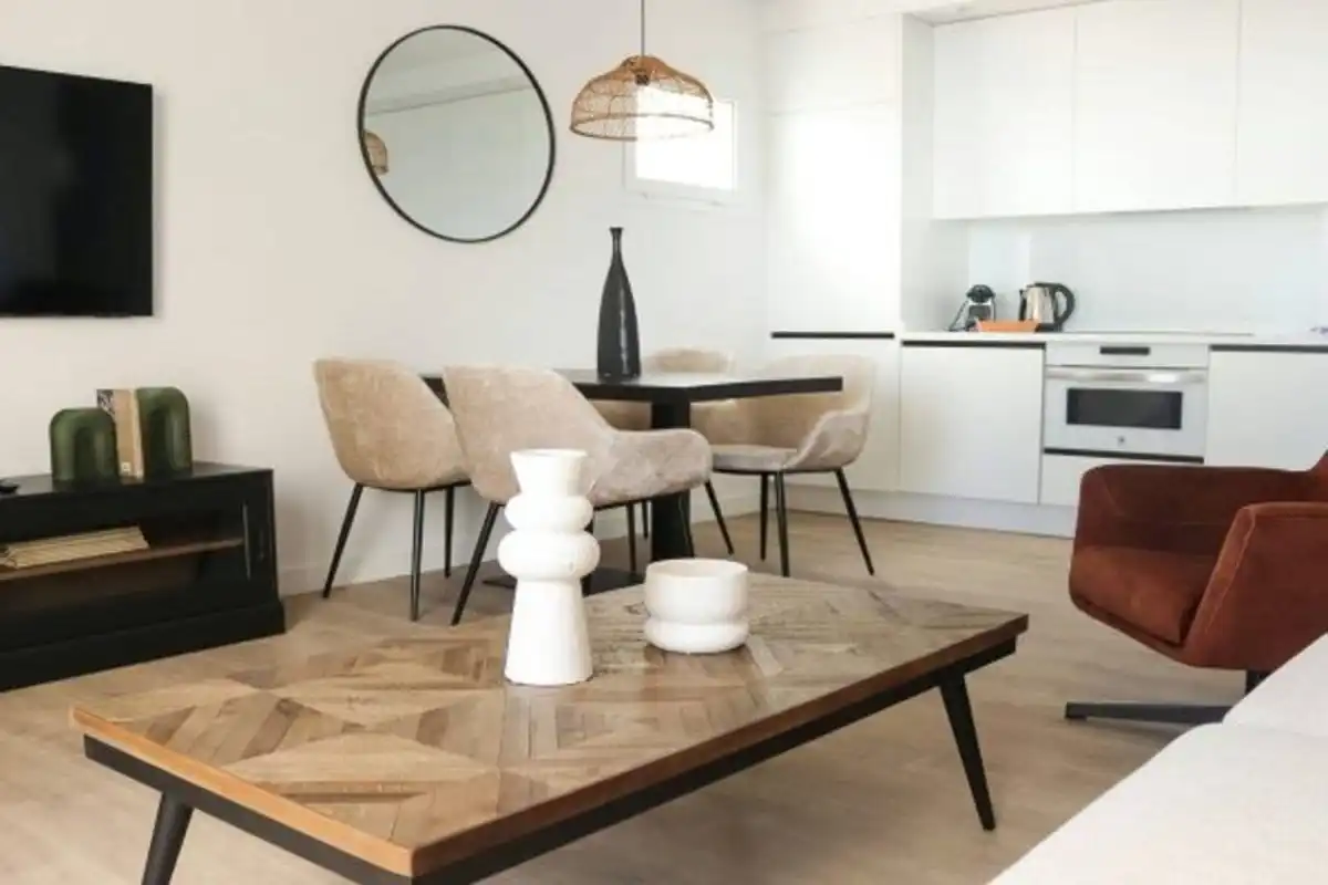 Comedor de Apartamento en venta en Mijas con Aire acondicionado, Terraza y Piscina comunitaria