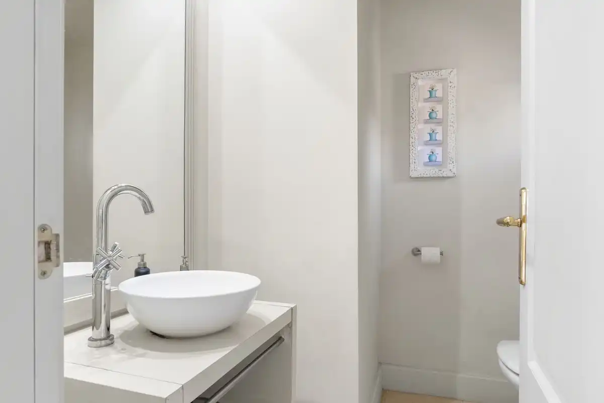 Baño de Casa o chalet en venta en Manilva con Aire acondicionado, Jardín privado y Terraza