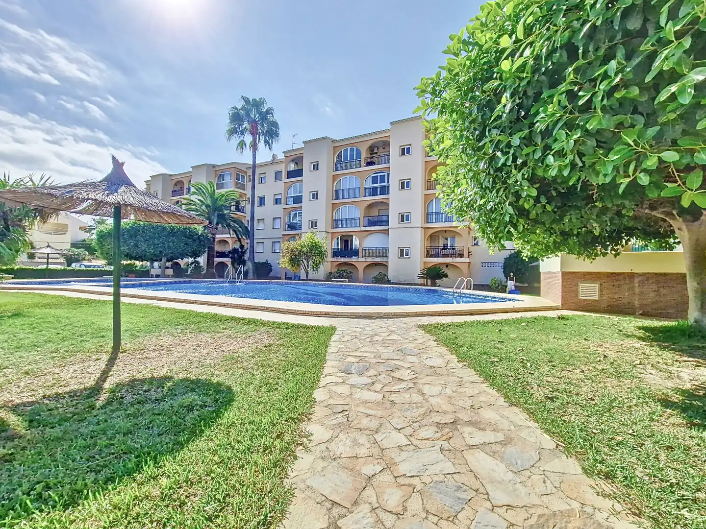 Swimming pool of Apartments for sale in Dénia  with Furnished, Oven and Washing machine