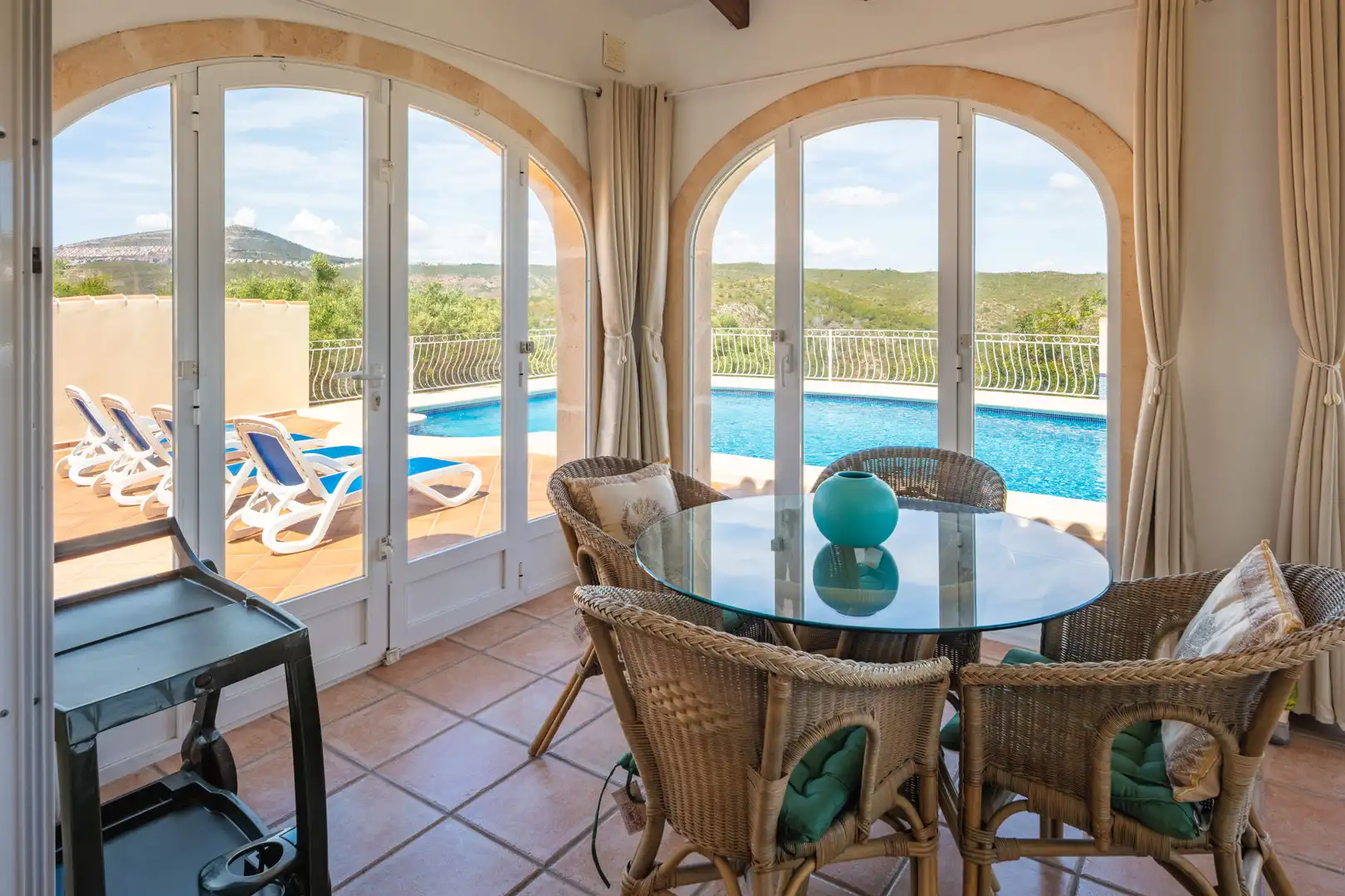 Terrace of Houses for sale in Jávea / Xàbia  with Air Conditioner, Private garden and Terrace