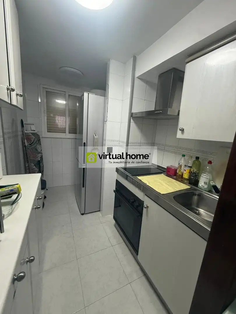 Kitchen of Flat for rent in Benidorm  with Air Conditioner, Terrace and Furnished