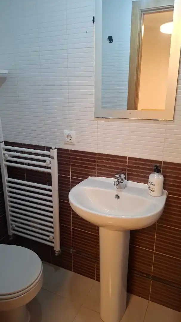 Badezimmer von Wohnung zur Miete in Zaragoza mit Heizung, Möbliert und Ofen