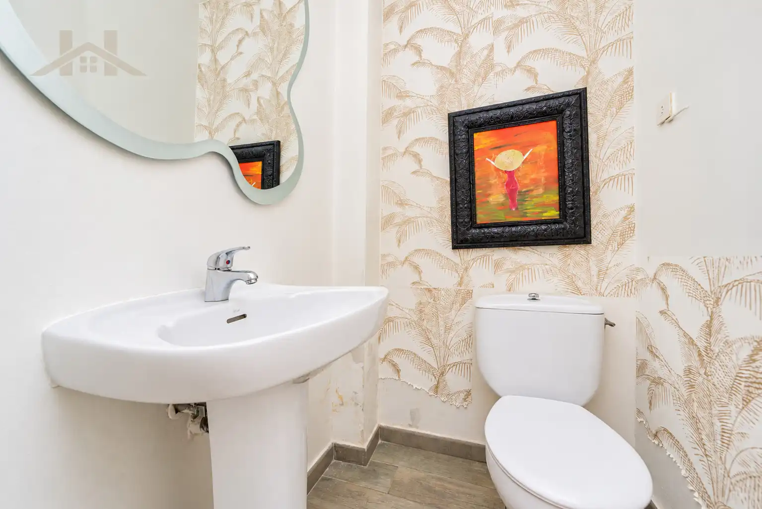 Badezimmer von Einfamilien-Reihenhaus zum Verkauf in Las Rozas de Madrid
