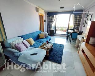 Sala d'estar de Àtic en venda en  Valencia Capital amb Aire condicionat i Terrassa