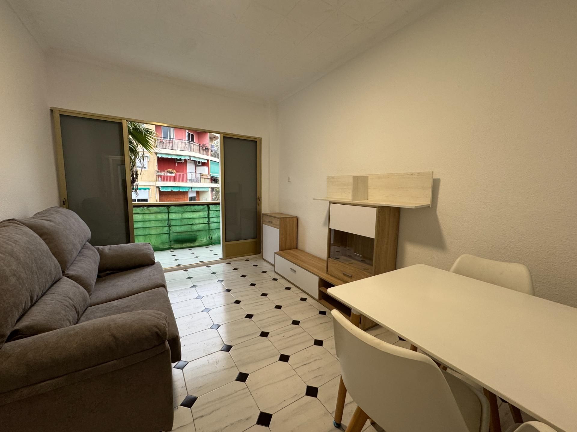 Sala d'estar de Pis de lloguer en Alicante / Alacant amb Balcó