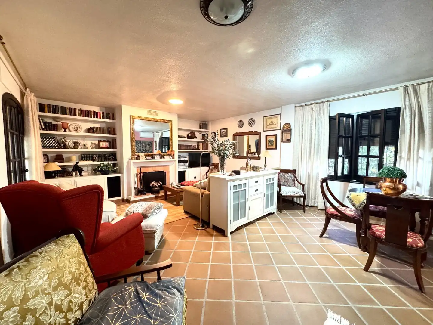 Living room of Houses for sale in Mutxamel  with Air Conditioner, Private garden and Terrace