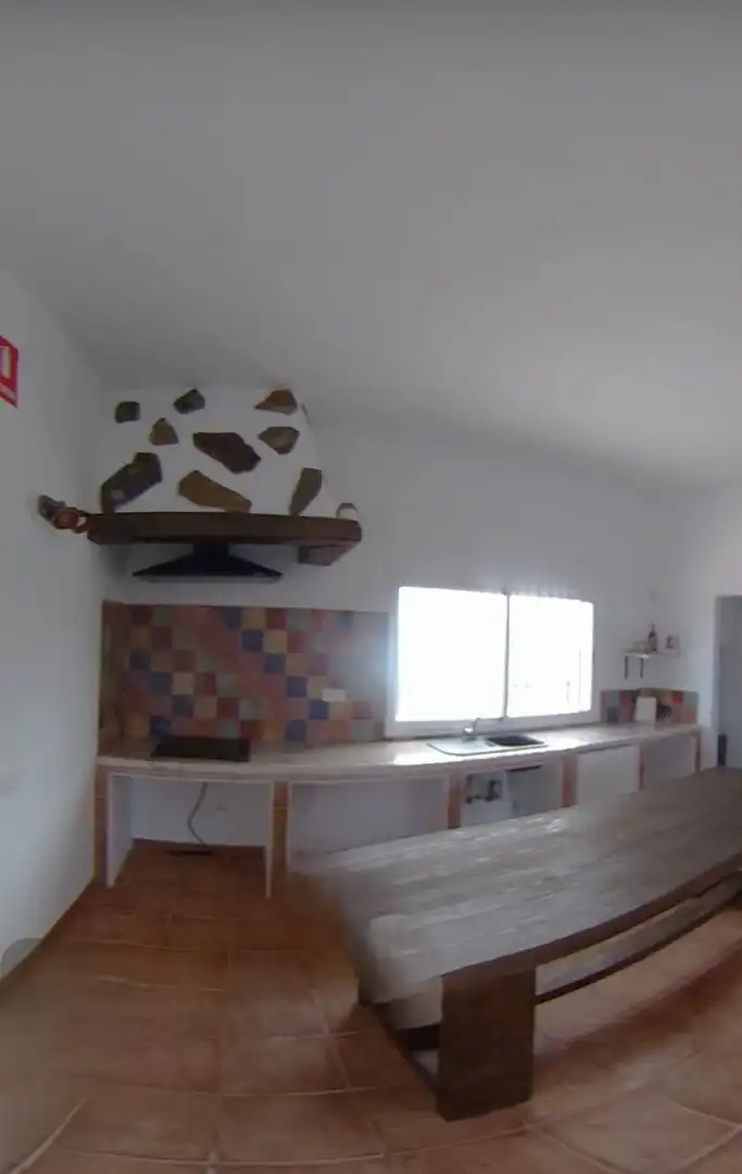 Cuina de Finca rústica en venda en El Borge amb Jardí privat, Terrassa i Traster