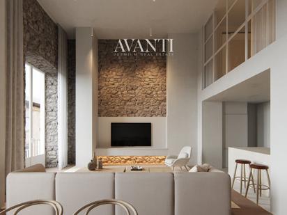 Living room of Duplex for sale in Girona Capital