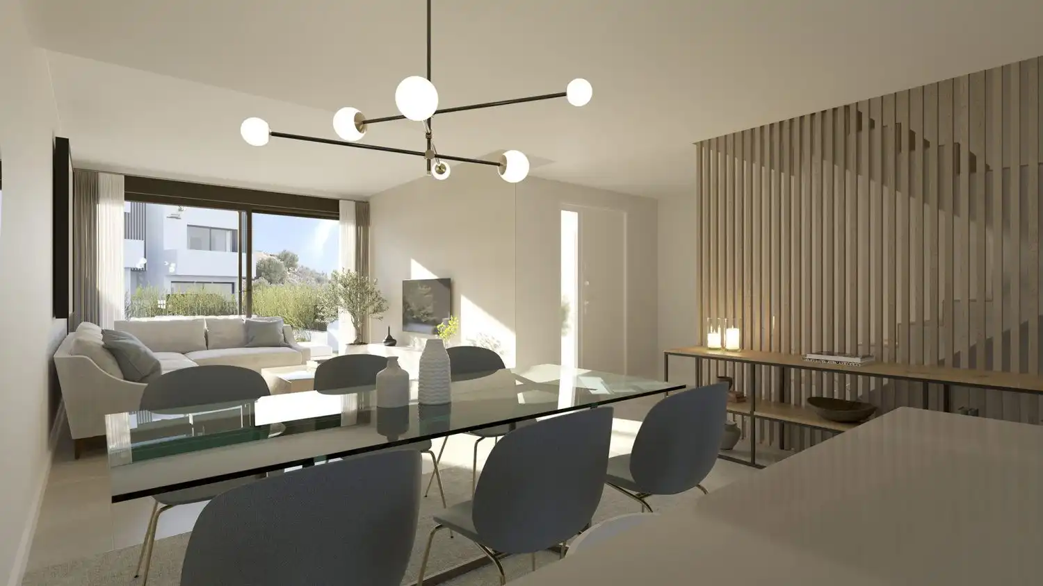 Comedor de Casa adosada en venta en Rincón de la Victoria con Aire acondicionado, Jardín privado y Terraza