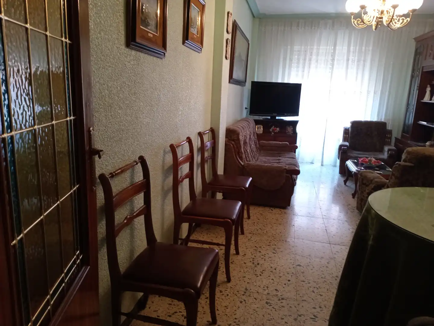 Living room of Flat for sale in Salamanca  with Heating, Furnished and Oven